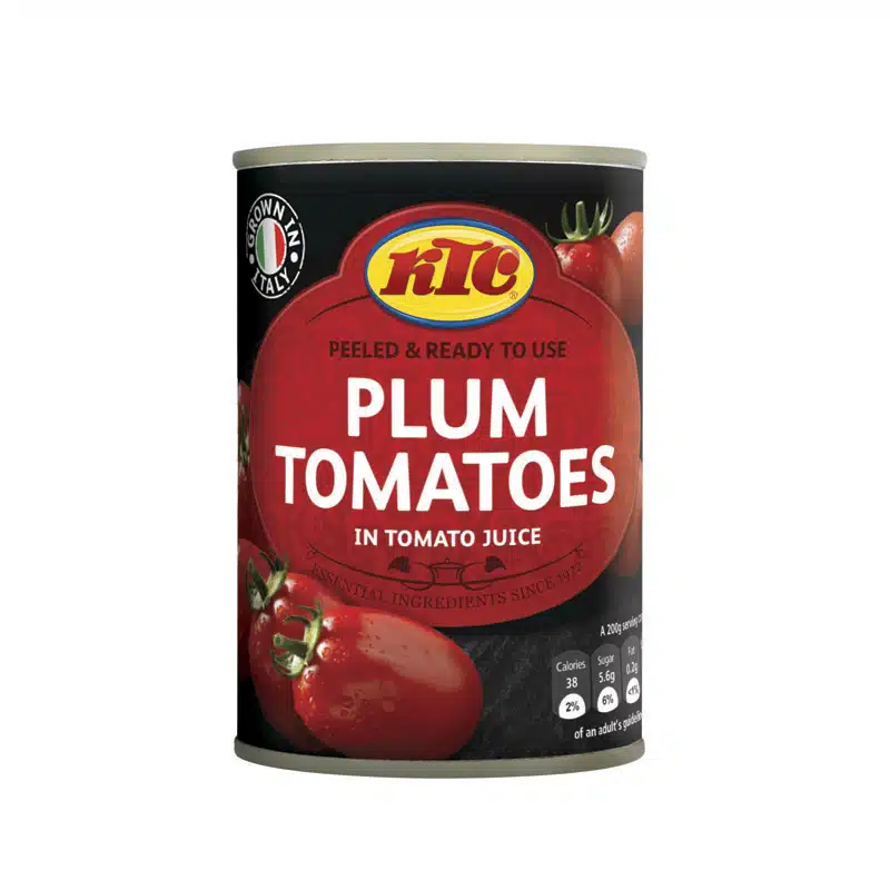 KTC Plum Tomatoes 12 x 400g