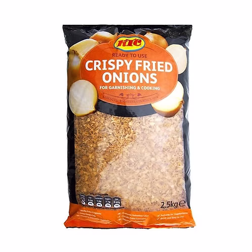 KTC Crispy Fried Onions 4 x 2.5 kg
