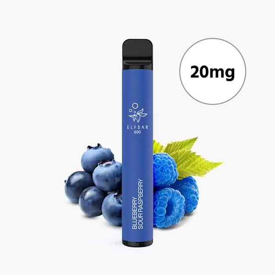 ELFBAR 600 KIT BLUEBERRY SOUR RASPBERRY - 20MG