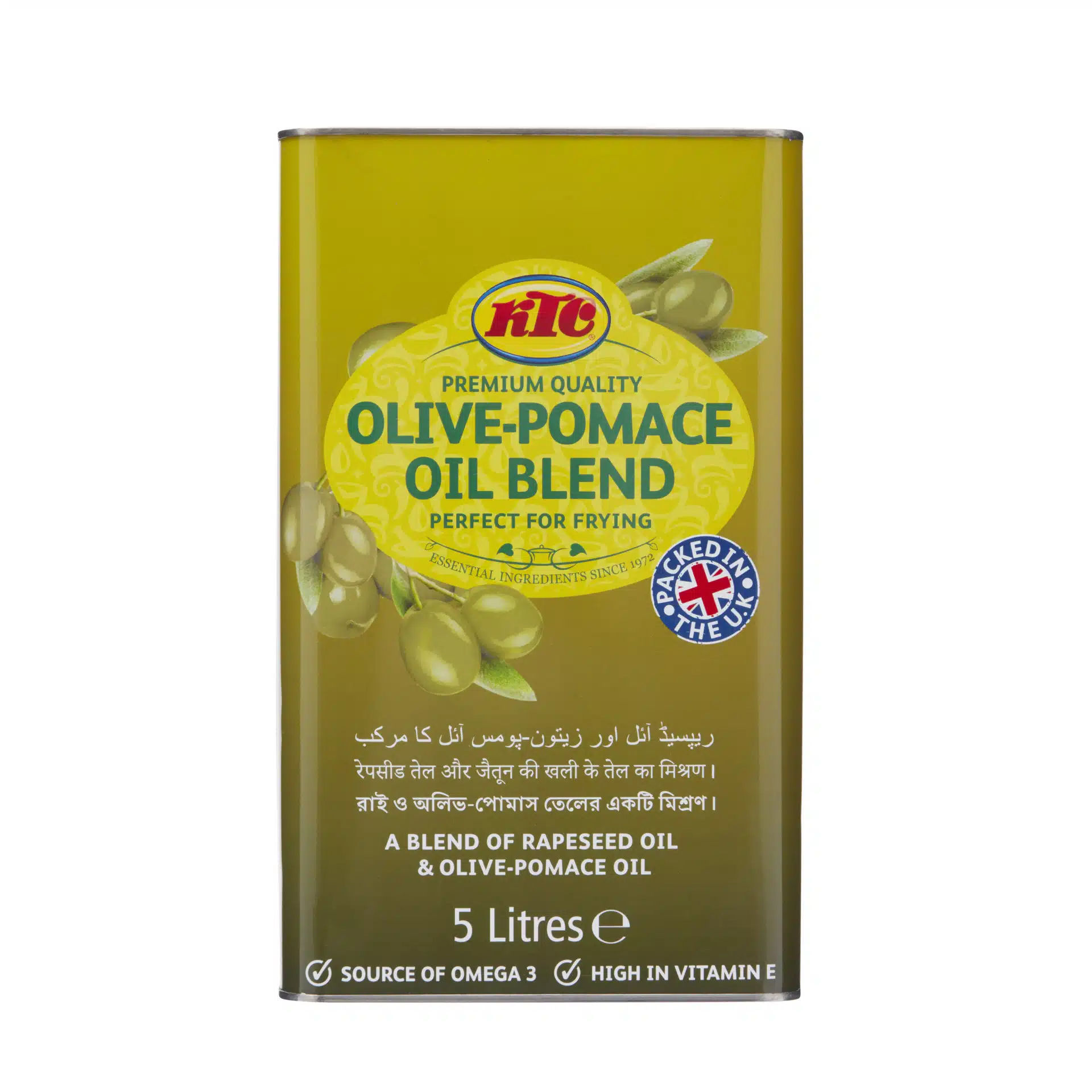 KTC BLENDED -Pomace Olive Oil 4x5ltr